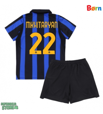 Inter Milan Henrikh Mkhitaryan #22 Replika Babytøj Hjemmebanesæt Børn 2026-27 Kortærmet (+ Korte bukser)